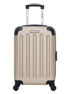 BlueStar Walizka "Madrid" w kolorze beżowym - 32 x 46 x 20 cm rozmiar: onesize. Brązowe walizki BlueStar, bez wzorów, z materiału. Za 126,99 zł.