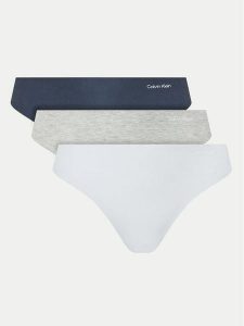 Calvin Klein Underwear Komplet stringów Thong 3Pk 000QD5219E Kolorowy. Komplety bielizny Calvin Klein Underwear, bez wzorów, z bawełny. Za 139,99 zł.