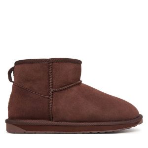 Śniegowce EMU Australia. Brązowe buty zimowe EMU Australia, bez obcasa, bez zapięcia. Za 644,99 zł.