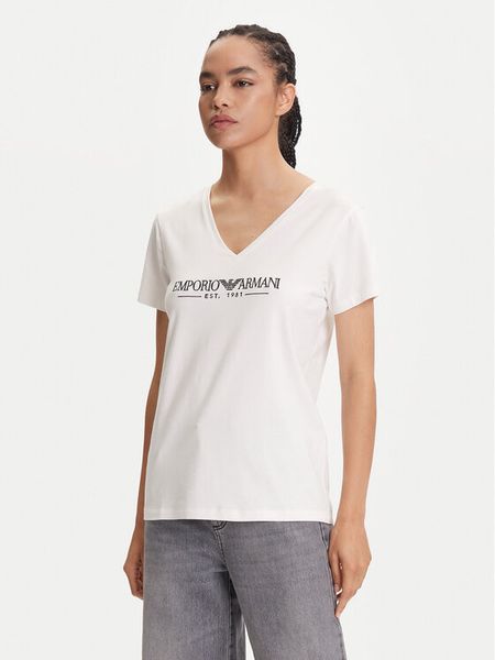 Emporio Armani Underwear T-Shirt EW000409 AF10881 U1131 Biały Regular Fit. Białe t-shirty Emporio Armani Underwear, xl, bez wzorów, z bawełny, bez kołnierzyka, bez ramiączek. Za 189,99 zł.