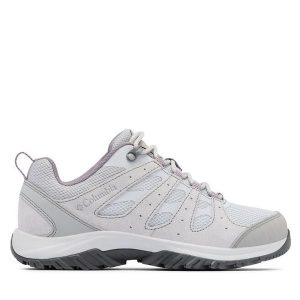 Trekkingi Columbia. Szare buty sportowe Columbia, bez wzorów, bez zapięcia, trekkingowe. Za 249,99 zł.