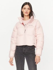 Columbia Kurtka zimowa Puffect™ Cropped Jacket Różowy Regular Fit. Czerwone kurtki Columbia, na zimę, m, bez wzorów, z syntetyku, bez kaptura. Za 399,99 zł.