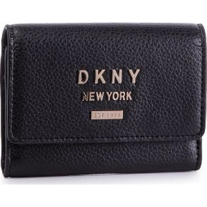 Mały Portfel Damski DKNY - R91ZHB07 Blk/Gold BGD. Portfele marki DKNY. Za 289,00 zł.