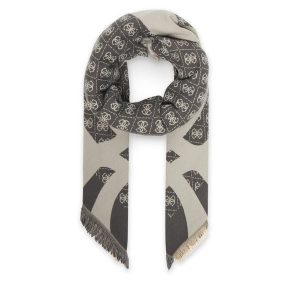 Chusta Guess. Czarne apaszki i chusty Guess, z aplikacjami. Za 239,99 zł.