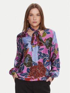 Lola Casademunt by Maite Koszula MF2515003 Fioletowy Loose Fit. Fioletowe koszule Lola Casademunt by Maite, s, bez wzorów, z wiskozy, bez kołnierzyka, bez ramiączek. Za 449,99 zł.