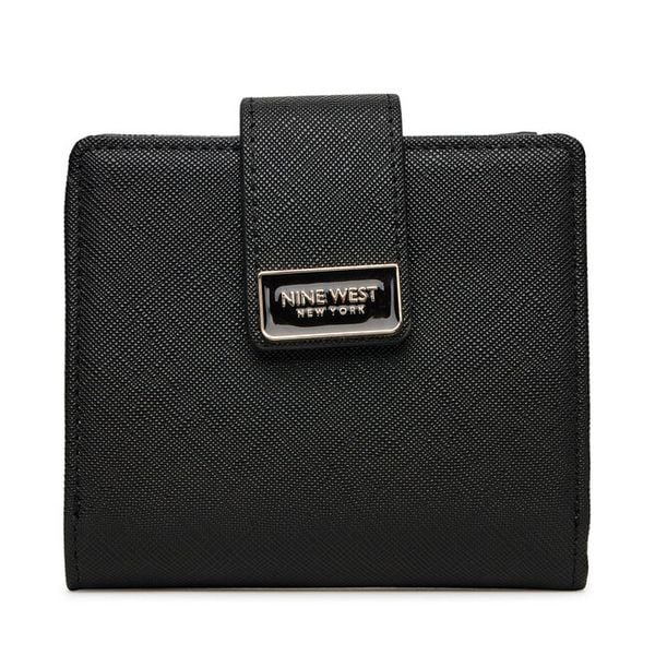 Portfel Nine West. Czarne portfele Nine West, bez wzorów. Za 69,99 zł.