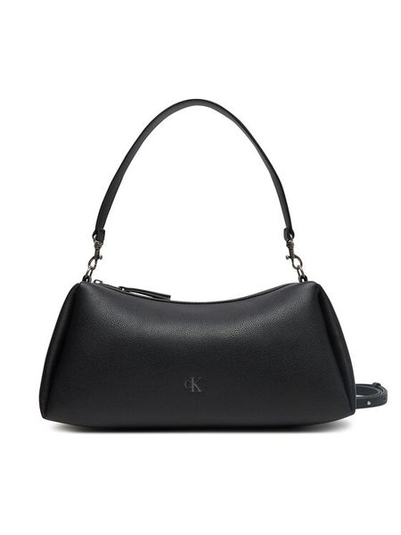 Calvin Klein Jeans Torebka Drop Lg Shoulder Bag LV04K3123G Czarny. Czarne torebki klasyczne Calvin Klein Jeans, bez wzorów, z jeansu, bez dodatków. Za 279,99 zł.