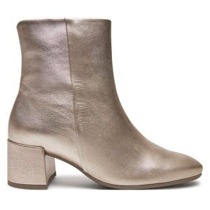 Botki Gabor. Żółte botki Gabor, bez wzorów, bez obcasa, na słupku, bez zapięcia. Za 579,99 zł.