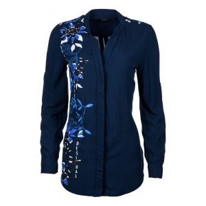 Desigual Koszula Damska M Ciemny Niebieski. Koszule marki Desigual. W wyprzedaży za 255,00 zł.