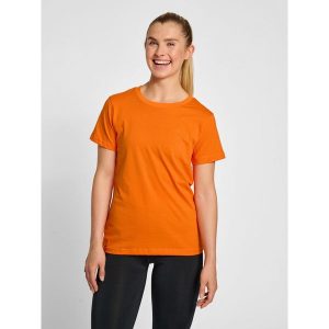 Koszulka damska Hummel Red Heavy. Zielone bluzki Hummel, m, bez wzorów, z bawełny, sportowe, bez kołnierzyka, bez ramiączek. Za 109,50 zł.