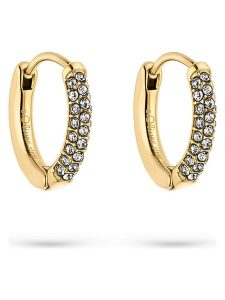 S.Oliver Kolczyki-kreole z cyrkoniami rozmiar: onesize. Kolczyki s.Oliver, z cyrkonią, ze stali. Za 86,99 zł.