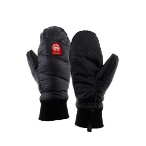 Łapawice zimowe Mittens. Czarne rękawiczki PAJAK, na zimę, bez wzorów. Za 369,99 zł.
