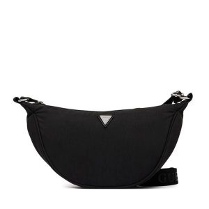 Torebka Guess. Czarne listonoszki Guess, z aplikacjami, bez dodatków. Za 174,99 zł.