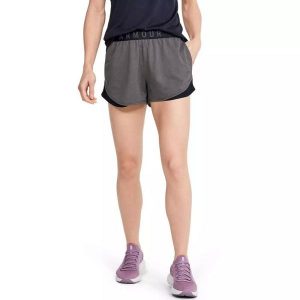 Spodenki krótkie damskie Under Armour Play Up Short 3.0. Szare szorty Under Armour, bez wzorów. Za 79,99 zł.