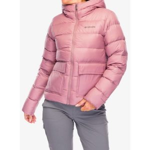 Kurtka puchowa damska Columbia Harmony Falls Hooded Down Jacket. Czerwone kurtki Columbia, m, bez wzorów, z puchu, bez kaptura. Za 564,99 zł.