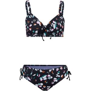 Bikini minimizer (2 części). Czarne bikini bonprix, bez wzorów. Za 129,99 zł.