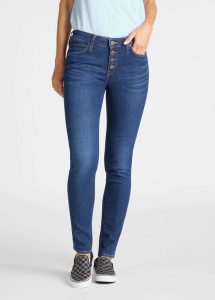 LEE SKINNY DAMSKIE SPODNIE JEANSOWE L31YRONR 112107324. Rurki Lee, z jeansu. Za 199,99 zł.