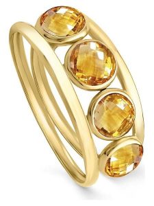 OR Carats Złoty pierścionek z cytrynem rozmiar: 52. Pomarańczowe pierścionki OR Carats, z cytrynem, złote. Za 695,99 zł.