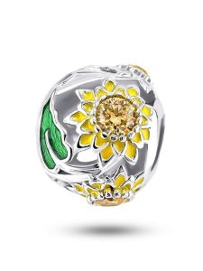 CHARM'S Srebrny charms z cyrkoniami rozmiar: onesize. Szare zawieszki CHARM'S, z cyrkonią, srebrne. Za 165,71 zł.