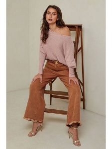 Joséfine Sweter "Hajos" w kolorze jasnoróżowym rozmiar: XL. Różowe swetry oversize Joséfine, xl, bez wzorów, z kaszmiru, bez ramiączek. Za 152,99 zł.