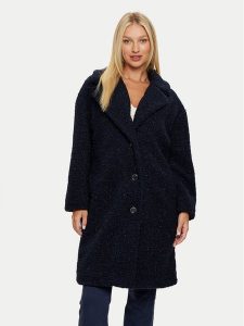 Guess Płaszcz zimowy Berenice W4BL10 WGHS0 Granatowy Regular Fit. Niebieskie płaszcze Guess, na zimę, m, z aplikacjami, z syntetyku, bez kaptura. Za 989,99 zł.