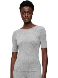 Triumph Wełniana koszulka w kolorze szarym rozmiar: S. Szare bluzki Triumph, s, bez wzorów, z wełny, bez kołnierzyka, bez ramiączek. Za 148,26 zł.