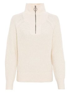 Camel Active Sweter w kolorze kremowym rozmiar: L. Brązowe swetry oversize Camel Active, l, bez wzorów, z wełny, bez ramiączek. Za 211,31 zł.