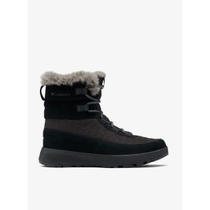 Buty zimowe damskie Columbia Slopeside Peak Luxe. Czarne buty trekkingowe Columbia, bez zapięcia. Za 361,99 zł.
