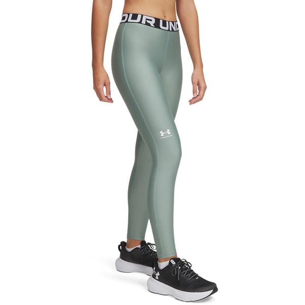 Legginsy Ua Hg Firmy Under Armour Damskie. Niebieskie legginsy Under Armour, bez wzorów, z materiału, długie. Za 215,20 zł.