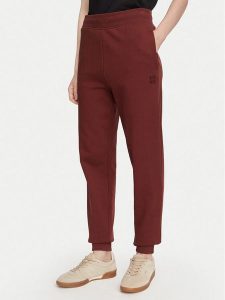HUGO Spodnie dresowe Nelfinia 50522417 Bordowy Regular Fit. Czerwone spodnie dresowe Hugo, xs, bez wzorów, z bawełny. Za 476,99 zł.