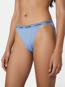Calvin Klein Underwear Figi klasyczne LV00QD5213 Niebieski. Niebieskie figi Calvin Klein Underwear, bez wzorów, z syntetyku. Za 79,99 zł.