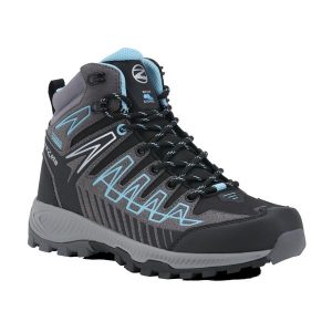 Buty trekkingowe damskie TREZETA Thunder Mid W's z membraną WP. Niebieskie buty trekkingowe Trezeta, bez zapięcia. Za 420,00 zł.