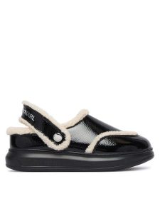 KARL LAGERFELD Śniegowce Kapri Kosi KL44505W Czarny. Czarne buty zimowe KARL LAGERFELD, z lakierowanej skóry, bez obcasa, bez zapięcia. Za 879,99 zł.