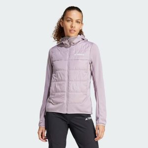 Kurtka Terrex Multi Hybrid Insulated Hooded. Czerwone kurtki ADIDAS, m, bez wzorów, z materiału, bez kaptura. Za 539,85 zł.