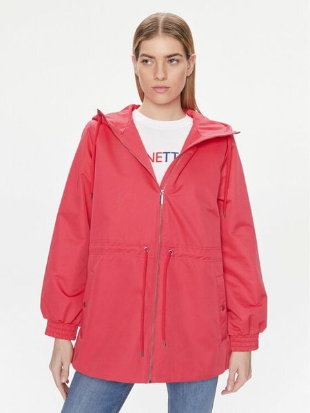 United Colors Of Benetton Kurtka przejściowa 27WZDN054 Różowy Regular Fit. Czerwone kurtki United Colors of Benetton, s, bez wzorów, z syntetyku, bez kaptura. Za 259,99 zł.