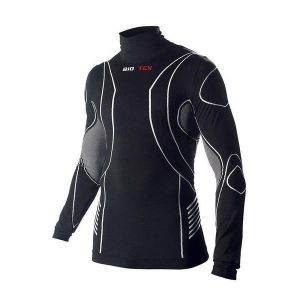 Kamizelka z golfem Biotex bioflex warm compression. Czarne golfy BIOTEX, bez wzorów. Za 356,50 zł.