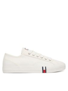 Tommy Jeans Tenisówki Archive Y2K EN0EN02956 Biały. Białe trampki Tommy Jeans, bez wzorów, z jeansu, bez zapięcia. Za 289,99 zł.