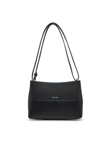 Calvin Klein Torebka Ck Mixmedia Convertible Sm Bag K60K613009 Czarny. Czarne torebki klasyczne Calvin Klein, bez wzorów, ze skóry, bez dodatków. Za 199,99 zł.