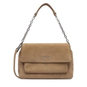 Torebka GINO ROSSI. Brązowe torebki klasyczne Gino Rossi, bez wzorów, bez dodatków. Za 399,99 zł.