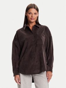 Vero Moda Koszula Sanne 10317194 Brązowy Oversize. Brązowe koszule Vero Moda, l, bez wzorów, z syntetyku, bez kołnierzyka, bez ramiączek. Za 159,99 zł.