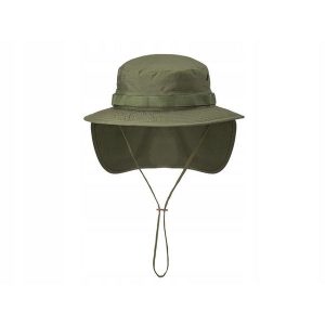 Kapelusz boonie z odpinaną osłoną karku Olive Green. Zielone kapelusze HELIKON-TEX, bez wzorów, sportowe. Za 66,99 zł.