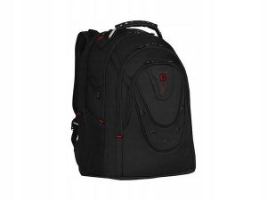 Plecak codzienny miejski Ibex Ballistic Deluxe. Czarne plecaki Wenger. Za 550,99 zł.