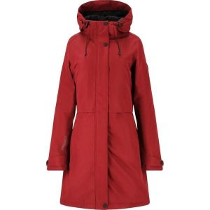 Parka dla kobiet Whistler Mullie V2 10000. Czerwone kurtki WHISTLER, na zimę, bez wzorów, bez kaptura. Za 449,00 zł.