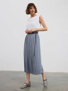 BGN Spódnica w kolorze szarym rozmiar: 40. Szare spódnice BGN, na co dzień, bez wzorów, maxi. Za 152,26 zł.