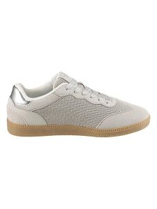 Heine Sneakersy w kolorze szaro-srebrnym rozmiar: 38. Szare trampki Heine, bez wzorów, bez zapięcia. Za 78,45 zł.