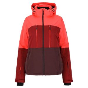 Kurtka narciarska damska Whistler Virago W-PRO 10000. Czerwone kurtki WHISTLER, na zimę, l, bez wzorów, bez kaptura, narciarskie. Za 599,99 zł.