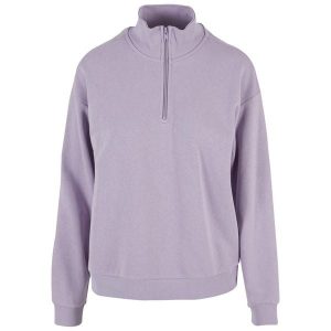 Bluza damska Urban Classics Troyer. Fioletowe bluzy Urban Classics, bez wzorów, bez kaptura. Za 231,00 zł.