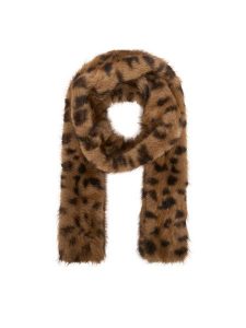 Guess Szalik W6BZ16 W4392 Brązowy. Brązowe rękawiczki Guess, z aplikacjami, z poliesteru. Za 344,99 zł.