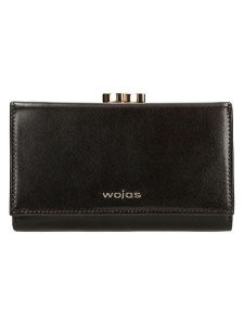 Wojas Skórzany portfel w kolorze brązowym - 14 x 8 x 3 cm rozmiar: onesize. Brązowe portfele Wojas, bez wzorów, z materiału. Za 127,99 zł.
