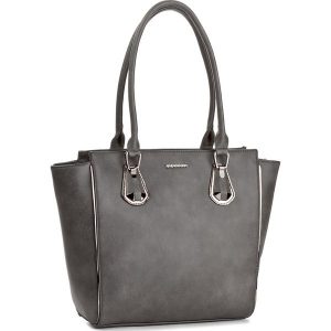 Torebka MONNARI - BAG0820-M19 Grey. Szare shopper bag marki Monnari. W wyprzedaży za 139,00 zł.